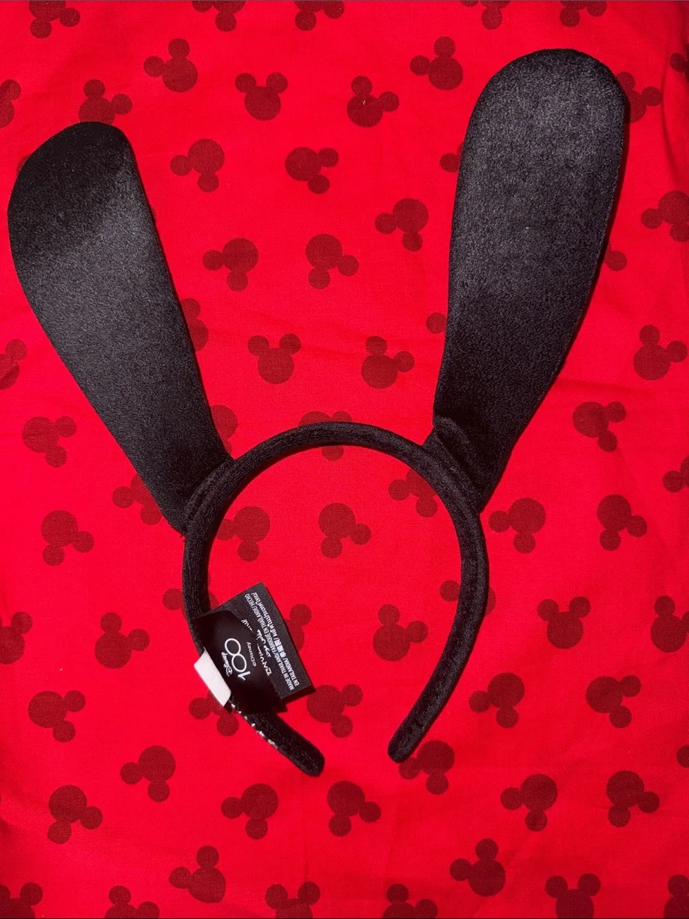 DISNEY “OSWALD” VelVet Rabbit EARS 🖤